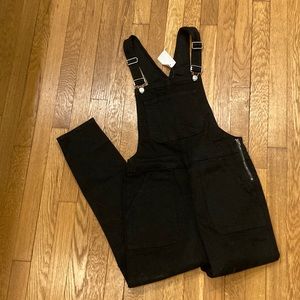 Black overalls